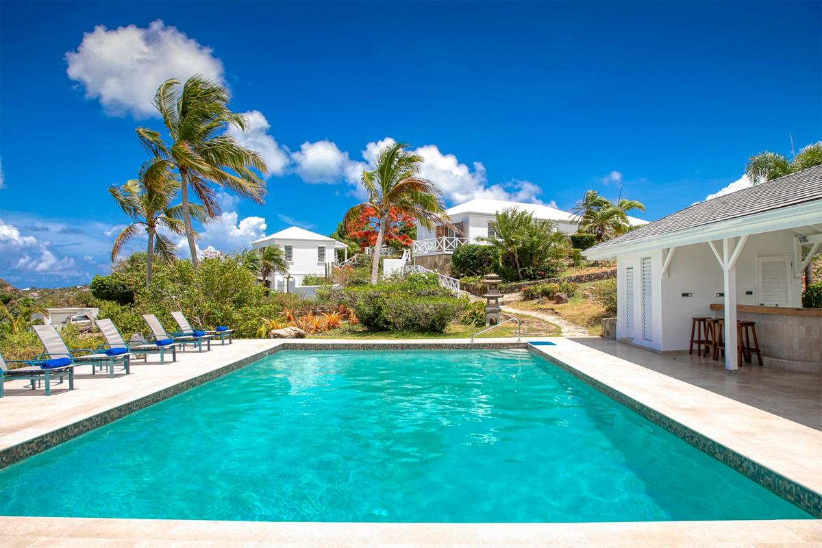 Luxury Villa Rental St Martin - The pool